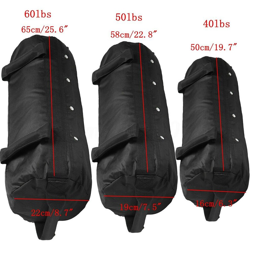 1 Pc 40LBS Heavy Duty Workout Oxford Sandbags Exercise Sandbags Weighted Bags Fitness Sandbags Container with Adjustable Inner