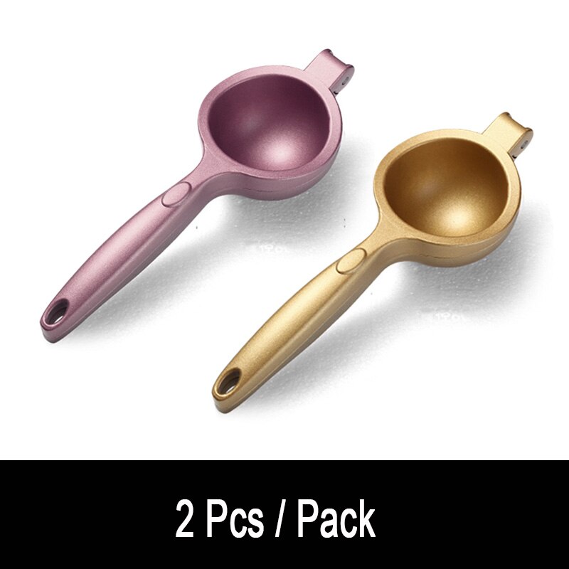 Handmatige Citruspers Hand Citruspers Citroen Fruit Juicer Citrus Persmachine Roestvrijstalen Keuken Accessoires Voor Thuis: Pink Gold 2 pcs
