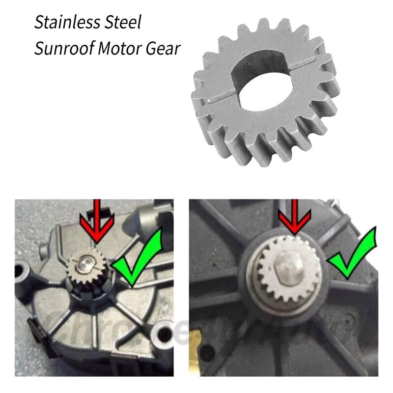 19Teeth Sunroof Motor Gear Repair Kit for Mercedes... Grandado