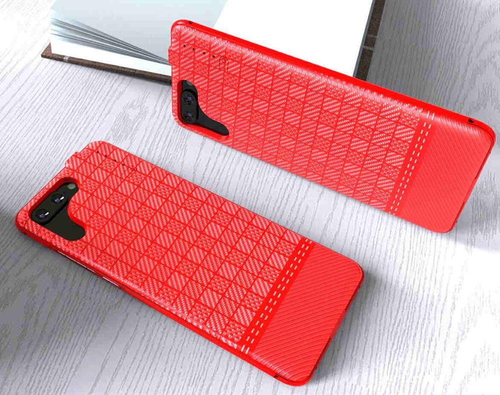 Voor huawei honor 10 batterij case oplader case 5000 mah smartphone cover powerbank voor huawei honor 10 batterij case capa: Rood