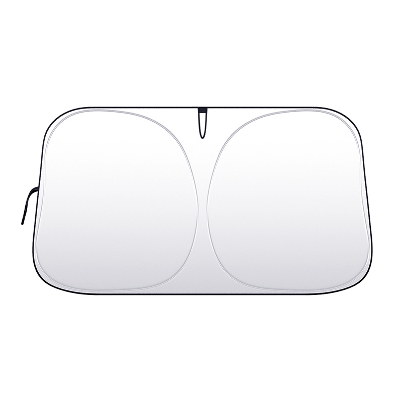 Solskærm til forrude, varmeisolering og solbeskyttelse, blændingsfri solskærm til sommerbrug i køretøjer