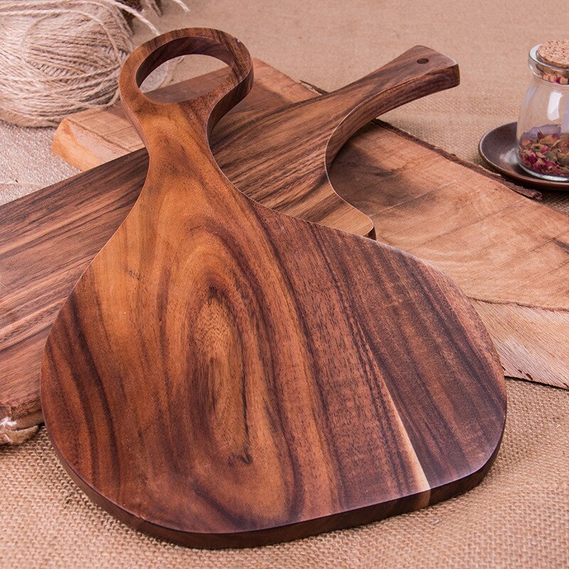 Irregular Wood Cutting board Whole Wood chopping board Blocks Bread board Sushi plate Real wood tray Pizza Chopping board