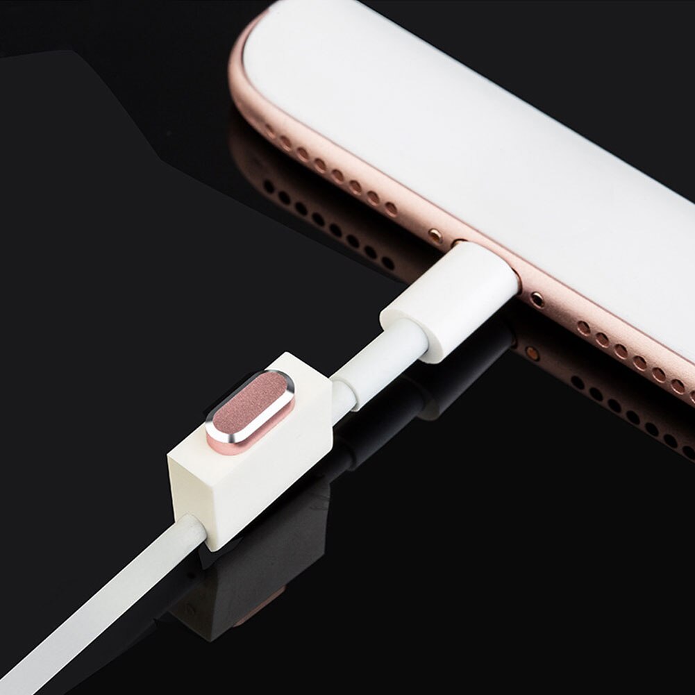 Spina porta di ricarica per iPhone in metallo per iPhone X Xr 8 7 6 5s plus spina impermeabile antipolvere a doppio uso con ago per raccolta SIM Card