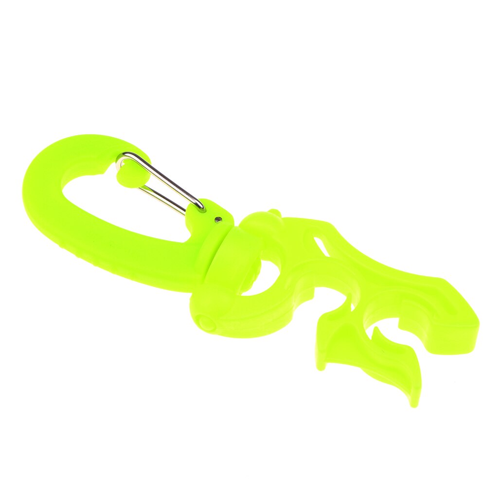 Magideal Duiken Dubbele Slang Houder Met Draait & Plooien Clip 10 Cm/4 ''Duiken Dubbele Slang Houder scuba Slang Clip