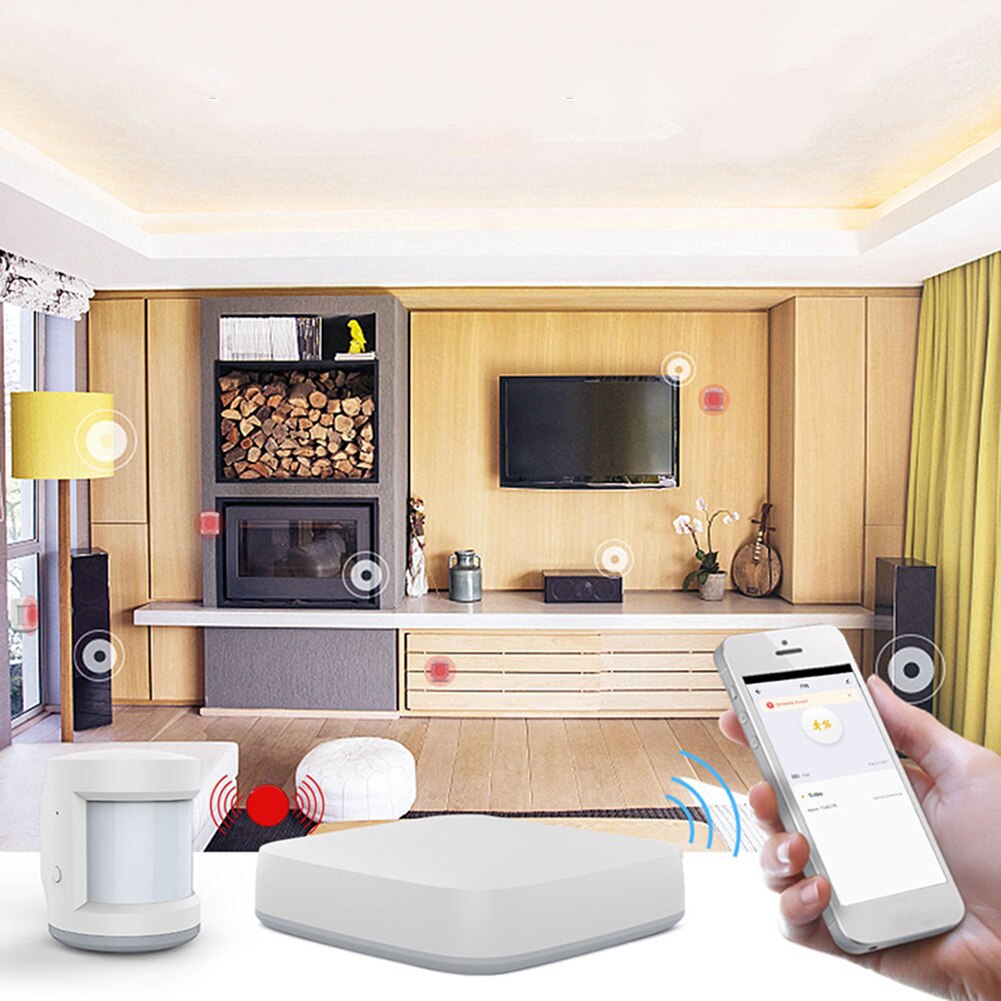 Smart Human Body Sensor ZigBee PIR Motion Security Wireless for Home App Human Motion Snsors Household Products