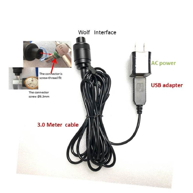 ENT endoskop lichtquelle protable lampe hno-kopf-hals-chirurgie untersuchen lampe endoskop LED lampe für storz Olymp Wolf endoskopie: Wolf Schnittstelle