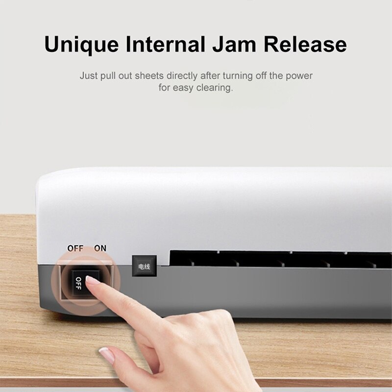 Laminating Machine with Sheets for Home Office School Use Roll laminator Machine for A4 Paper Document Photos