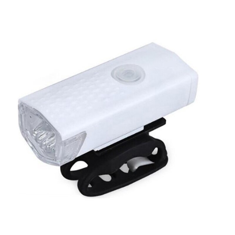 Portable Bicycle Light LED Flashlight USB Rechargeable 300 Lumens 3 Modes Bicycle Lamp: White