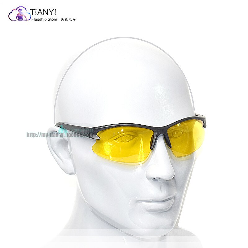 Geel Lens Gepolariseerde Bril Plastic Uv Ultraviolet Beschermende Bril Anti-vermoeidheid Blauwe Glazen