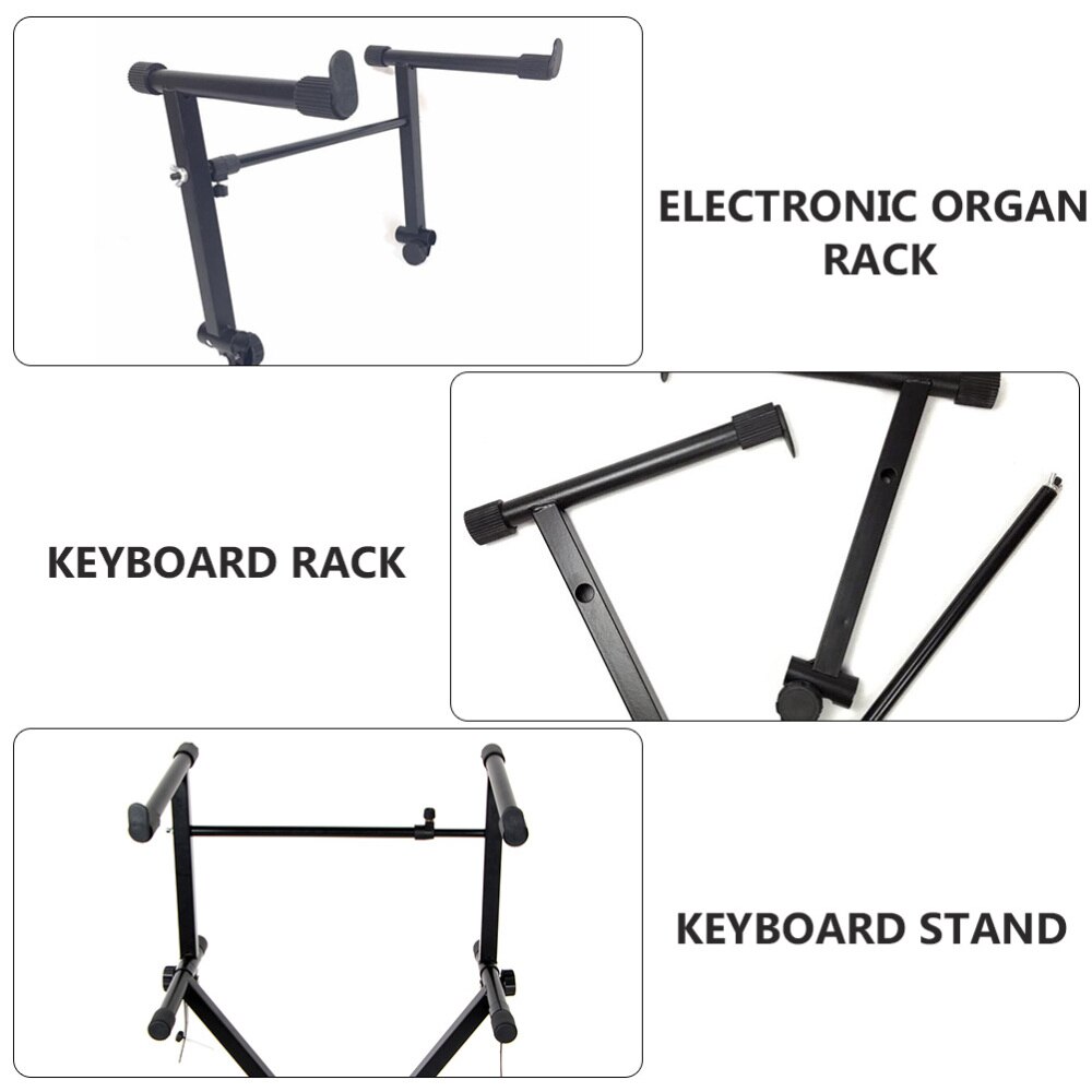 Soporte Universal para teclado eléctrico, estante para teclado de Piano (negro)