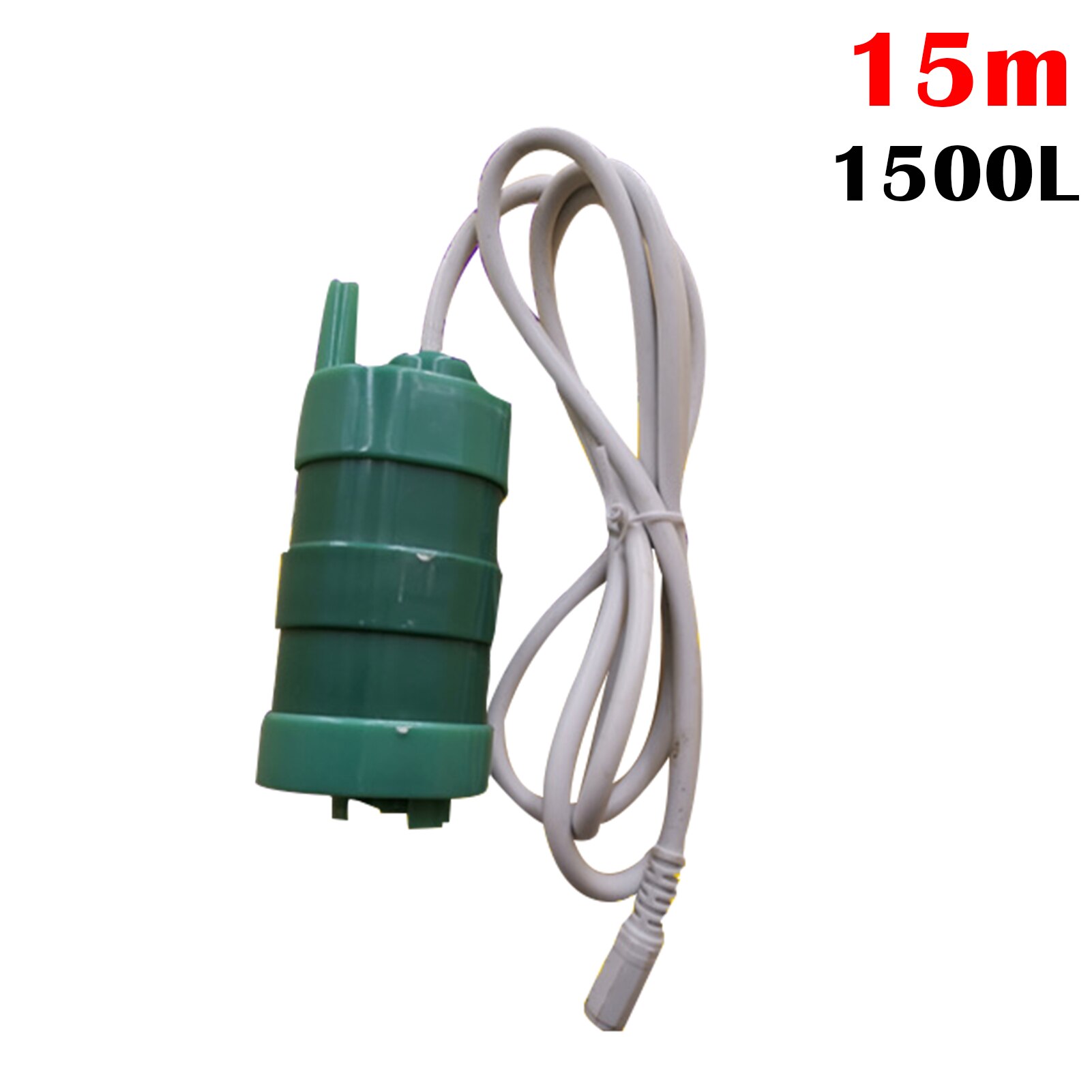 24V DC Submersible Flow Pumps 15 meters 10L/M Straight Micro Water Equipment for Engineering QP2: 15m female head 1500