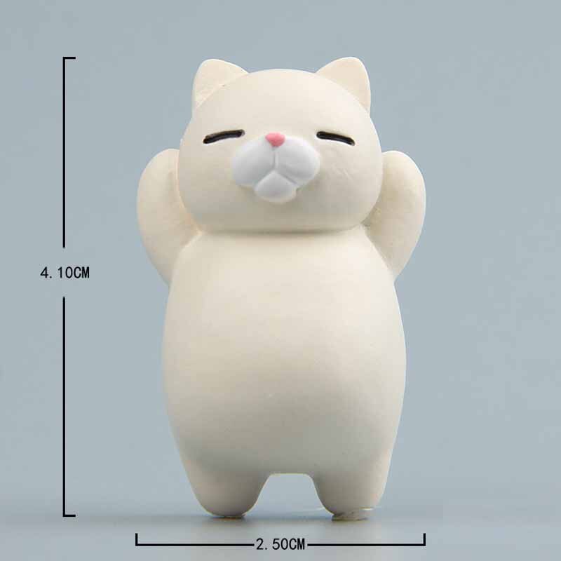 1PC lodówka gruby kot śmieszne zwierzęta kreskówkowe kot naklejki magnetyczne na lodówkę lodówka uchwyt prezent Dom dekoracje śliczne magnesy: G