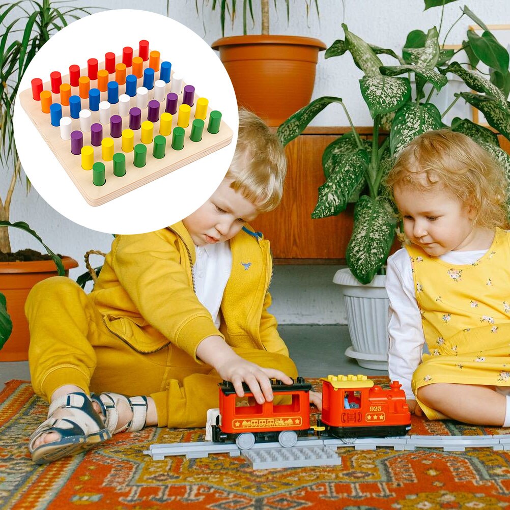 2 Sets Sensory Training Sticks Equipment Color Recognition Ability Developing