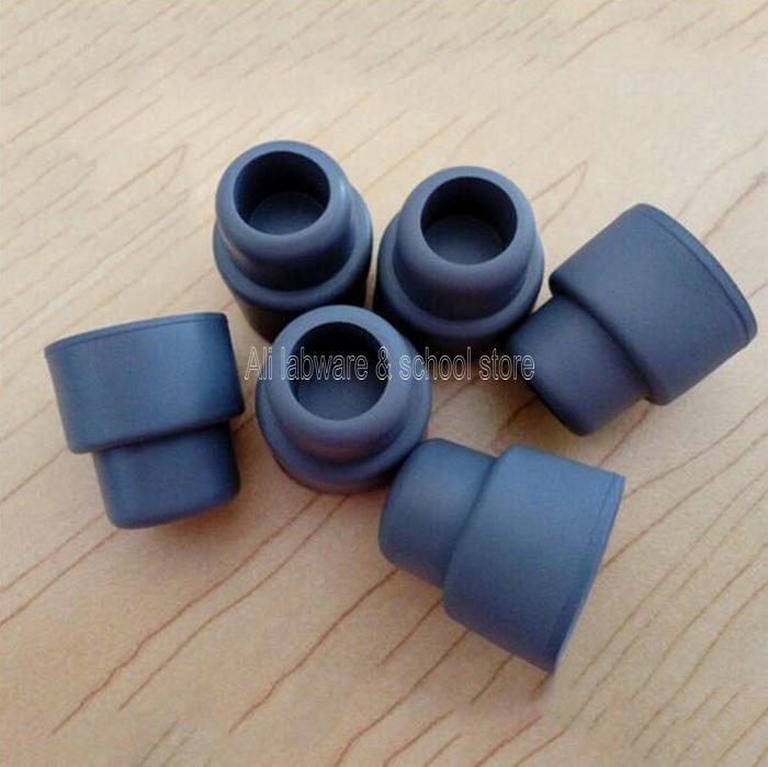 Tapón de goma de butilo antiboca, tapón para matraz de laboratorio, reverso, 14 #19 #20 Uds., 50 Uds., 100 Uds.