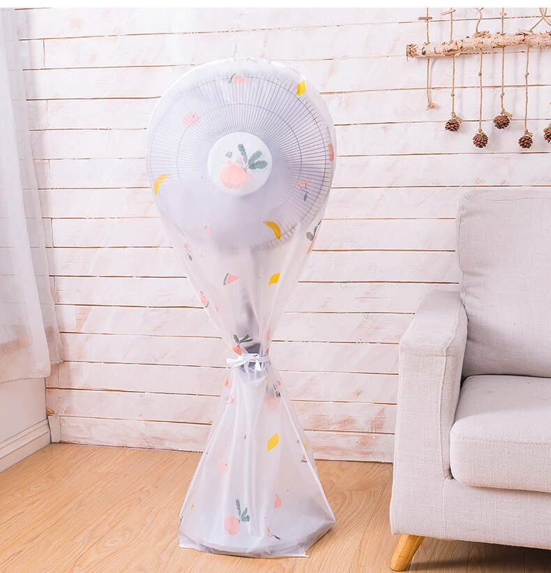 Fan dust cover household floor-standing electric fan cover three-dimensional fan protection cover round all-inclusive dustproof: 01