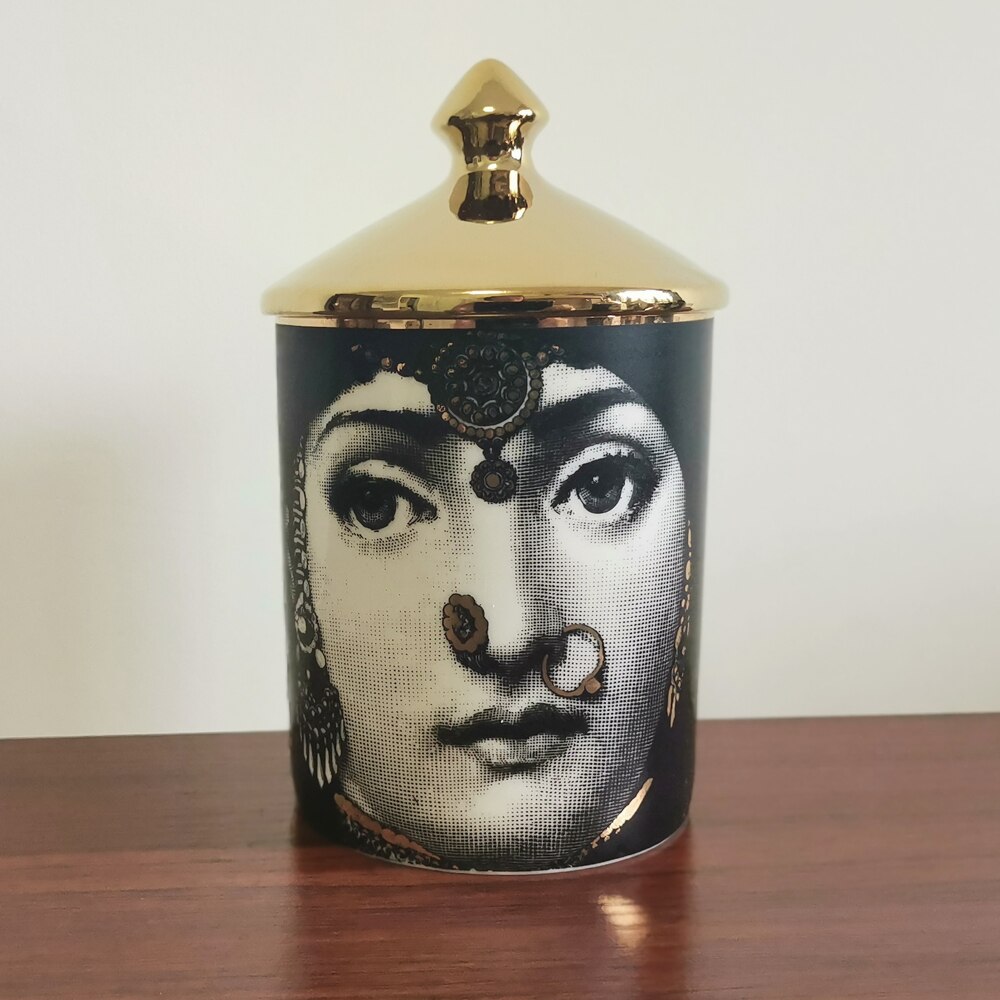 Human Face Plate Jewelry Storage Dish Ornaments Rectangular Tray Candle Holder Jar Candelabra Home Decoration tray: 21