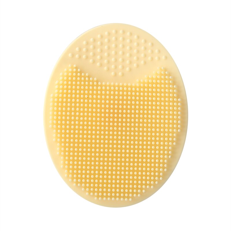 Silicone Small Octopus Facial Cleansing Brushes Face Deep Cleaning Washing Brush Massage Beauty Instrument Clean Pores/Exfoliate: Oval Skin color