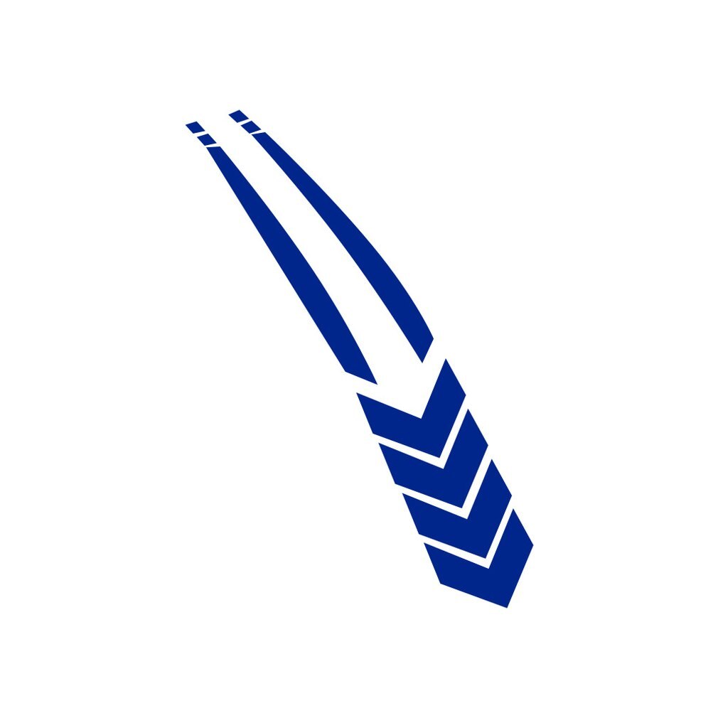 Pegatinas reflectantes a rayas para guardabarros de coche, pegatinas de línea para motocicleta, impermeables, antiarañazos: Azul