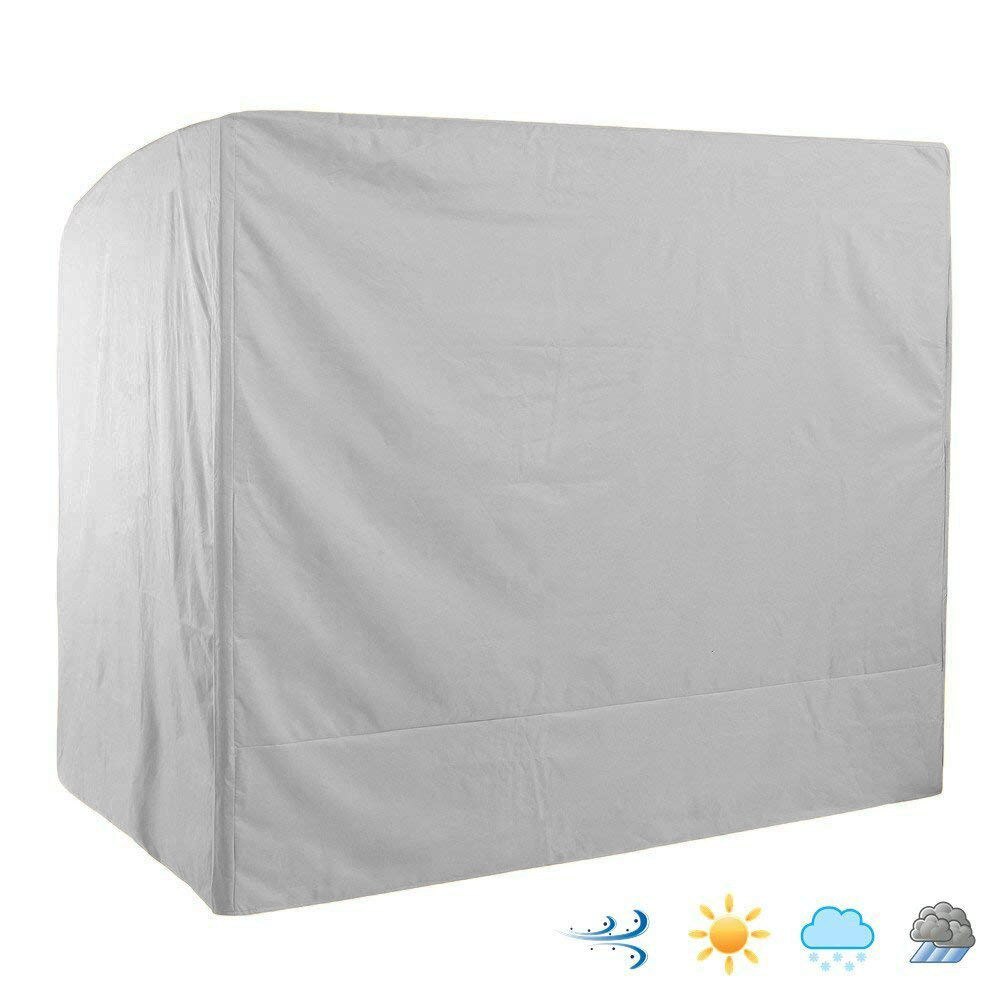 Ulkopuutarha keinu tuoli pölysuojat patio lepotuoli istuin vedenpitävä päällyste: Harmaa / 170cm 220125