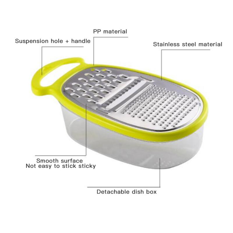 Multifunctional Vegetable Cutter Kitchen Manual Vegetable Fruit Slicing Tool Stainless Steel Quick Grater Slice Wire Planers