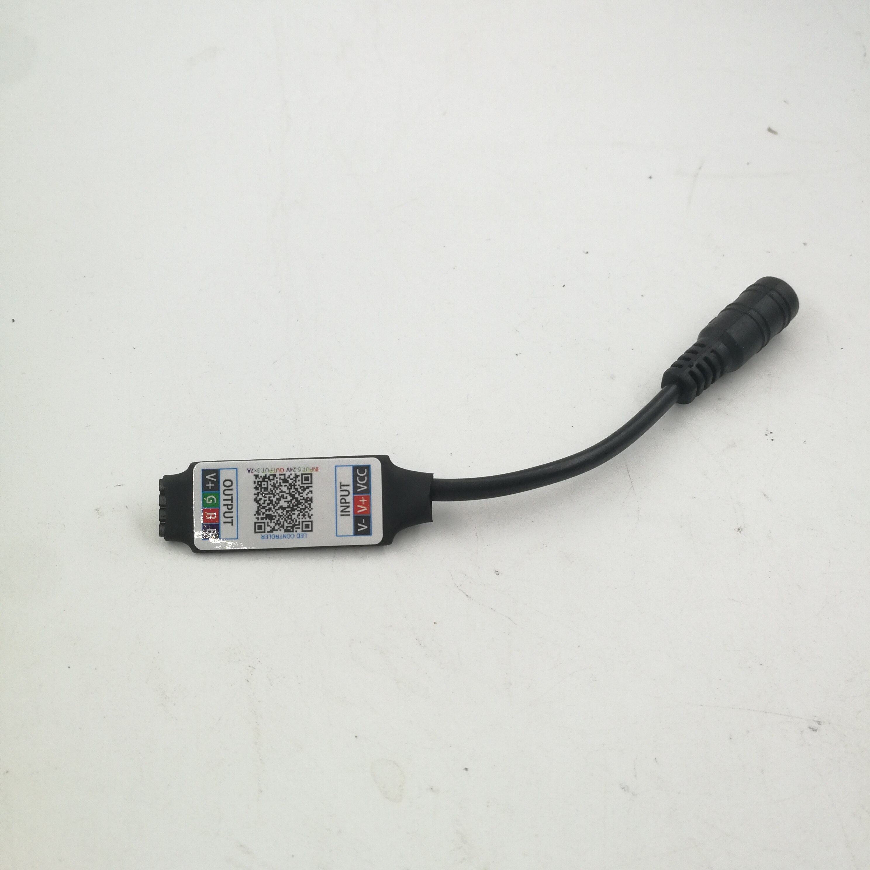 Wifi usb mini rgb bluetooth controller  dc 5v 12v 24v mini musik bluetooth controller lys strip controller til rgb led strip: Dc bluetooth sort
