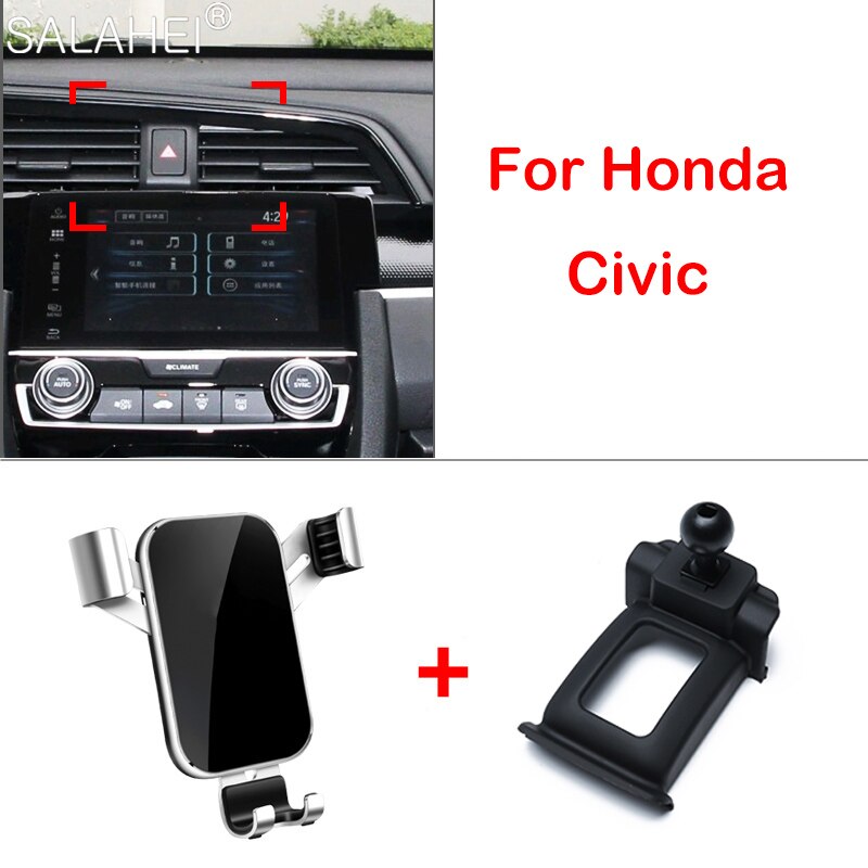 Mobiele Telefoon Houder Voor Honda Civic 10th Gen Air Vent Mount Bracket Gps Telefoon Houder Clip stand In Auto