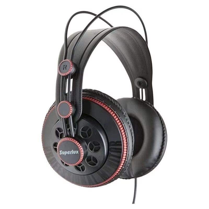 Superlux HD681 Headphone 3.5mm Jack Wired Super Bass Dynamic Earphone Noise Cancelling Headset (Adjustable Headband 9ft Cable)