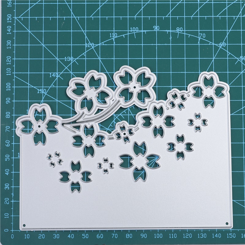 DiyArts Flower Edge Metal Cutting Dies Craft Stencil Punching Templates Diy Scrapbooking Decorative Embossing Mold