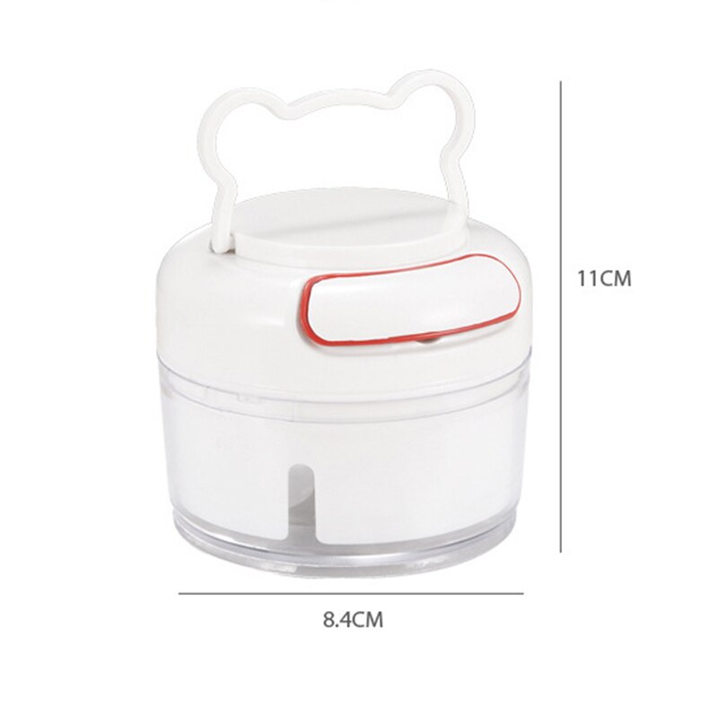 Hvidløgsskærer løghakker manuel hakkemaskine knuser hjemmefoodprocessor kødkværn babykosttilskudsmaskine køkkenudstyr