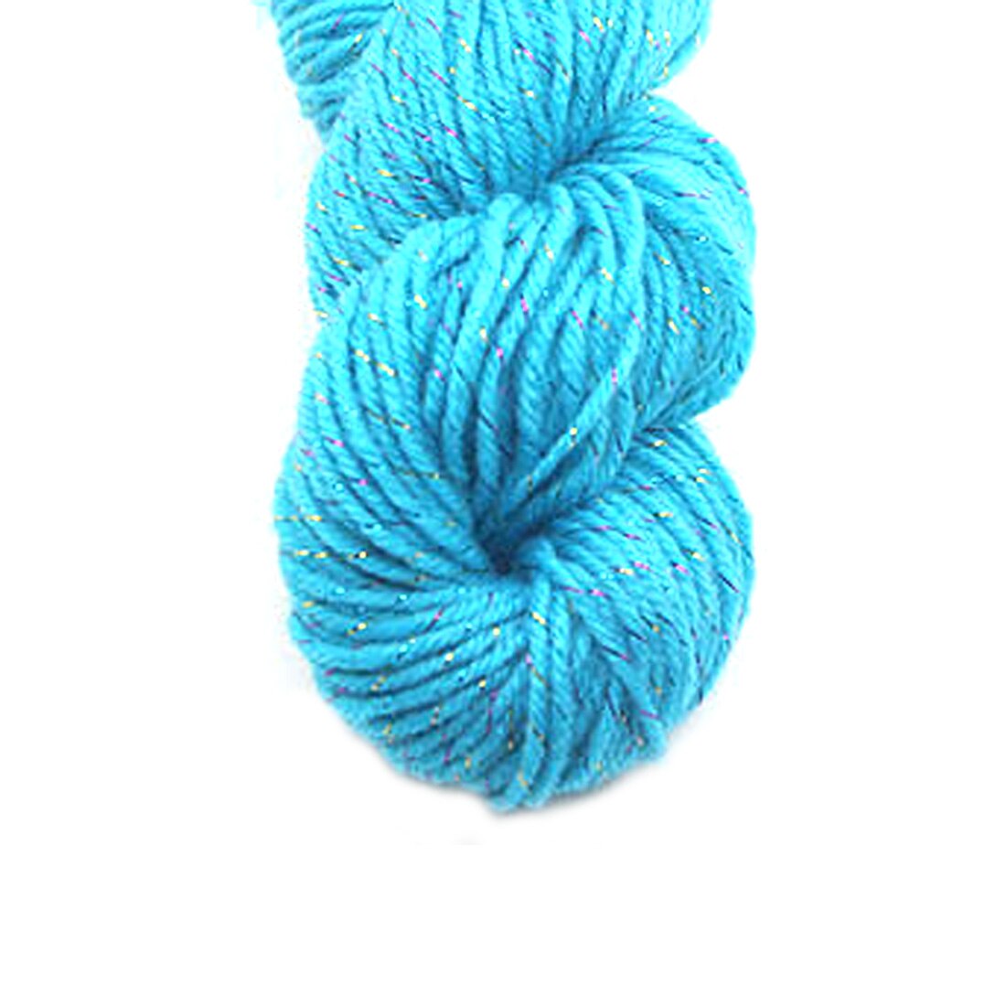 Natural Soft Acrylic Yarn Thick Yarn for Knitting Baby Wools Crochet Yarn Weave Thread With Gold Line: Blue