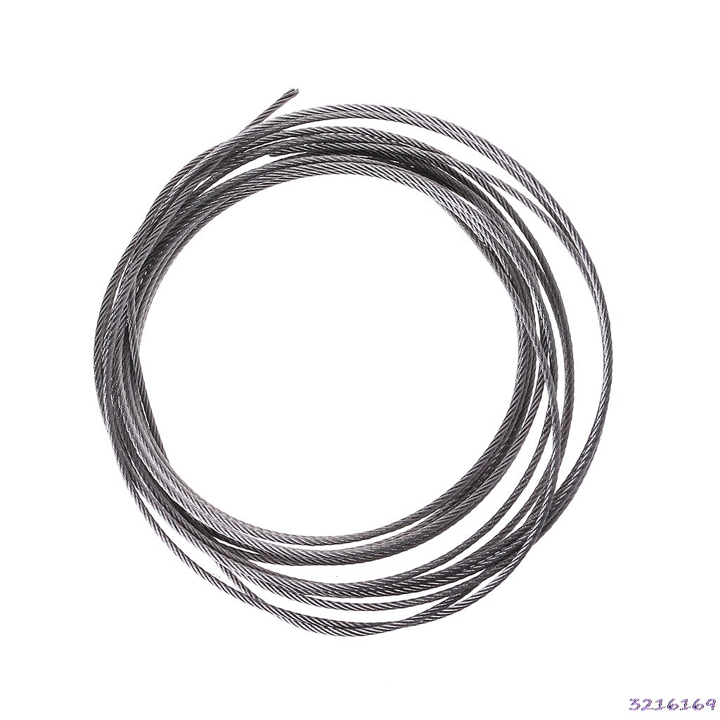 5m 304 Stainless Steel Wire Rope Soft Fishing Lifting Cable 7x7 Clothesline