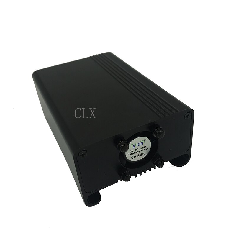 lampone pi 3 Generazione di Metallo Borsette lampone pi 3 in Lega di Alluminio scatola di Protezione Termica Borsette con Coolling fan