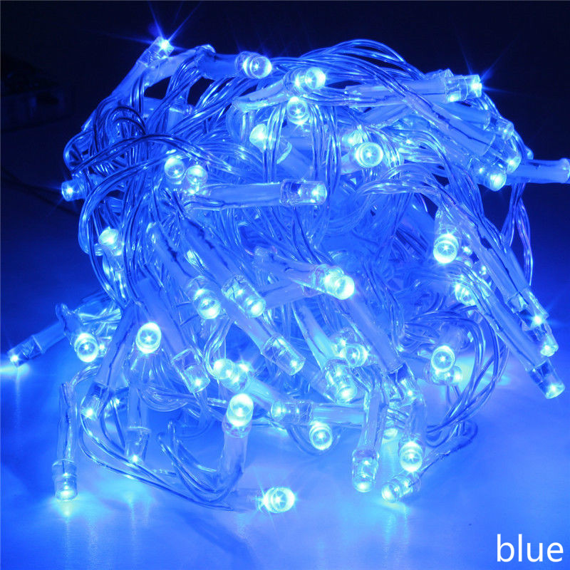 7-kleuren LED Fairy Lichtslingers Batterij-aangedreven buiten Waterdichte LED Lichtslinger Kerst Verjaardag Home Party Decor Lamp