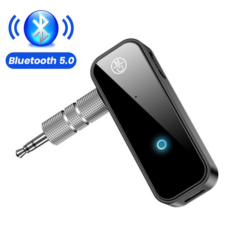 2 In 1 Bluetooth 5.0 Ontvanger Zender Adapter 3.5Mm Jack Voor Auto Luidspreker Tv Muziek Audio Aux Hoofdtelefoon Ontvanger handsfree: Bluetooth 5.0