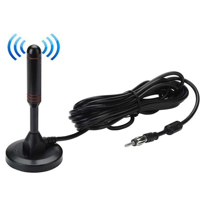 Auto Magnet Antenne Universal- Magnetischen bin / FM Antenne Für Radio Auto Hause 16ft Lange 75Ohm mit Magnetische Basis Antenn