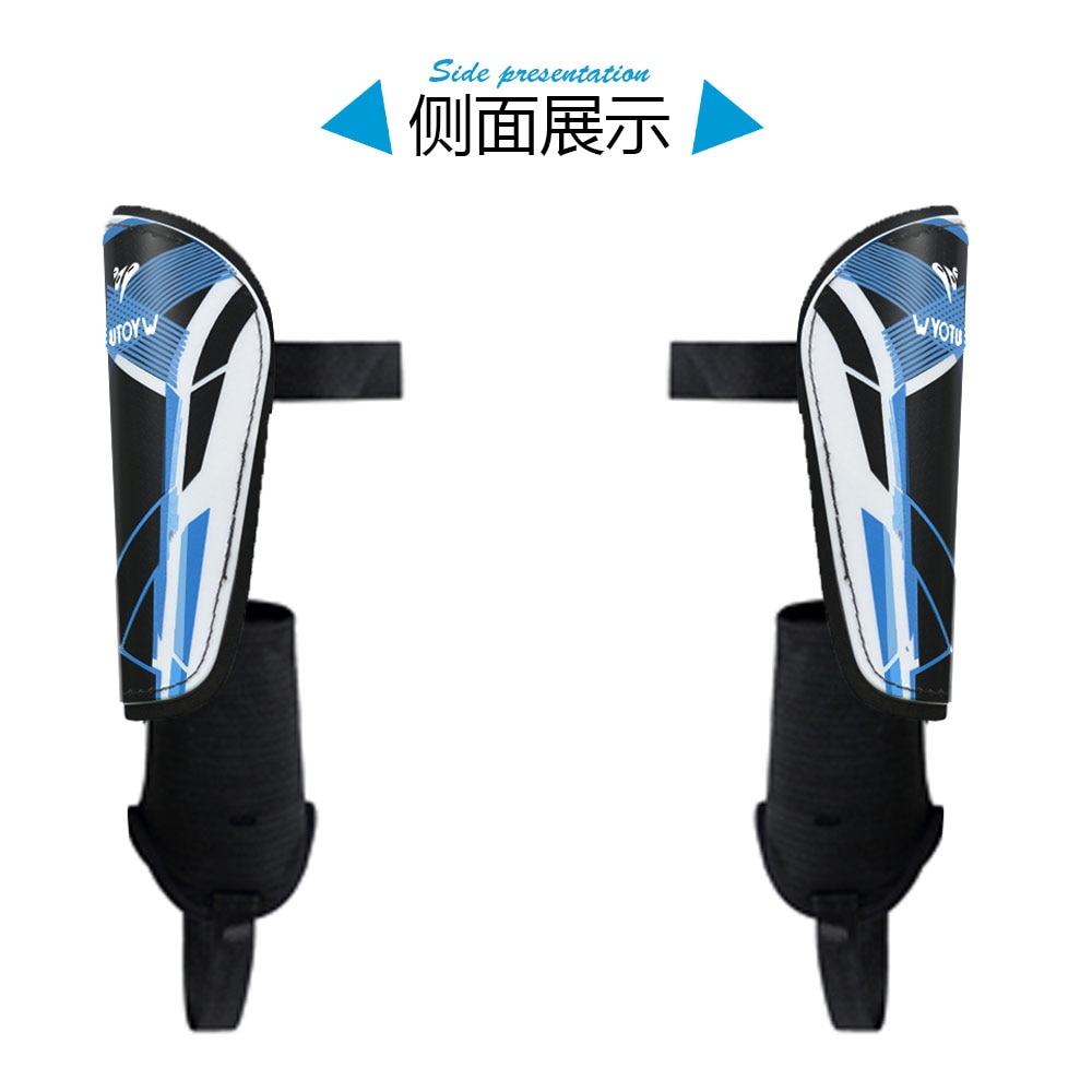 WYOTURN 1 Pair Shin Guard Soccer Antislip Shield Adults Kids Football Shin Guard Support Protector Shin Pads