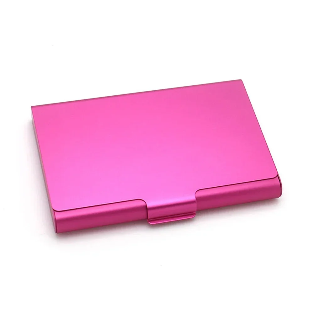 Visitekaarthouder Creditcardhouder Aluminium Kaarthouder Box Cover Heren Visitekaarthouder Kaart ID-kaarthouder