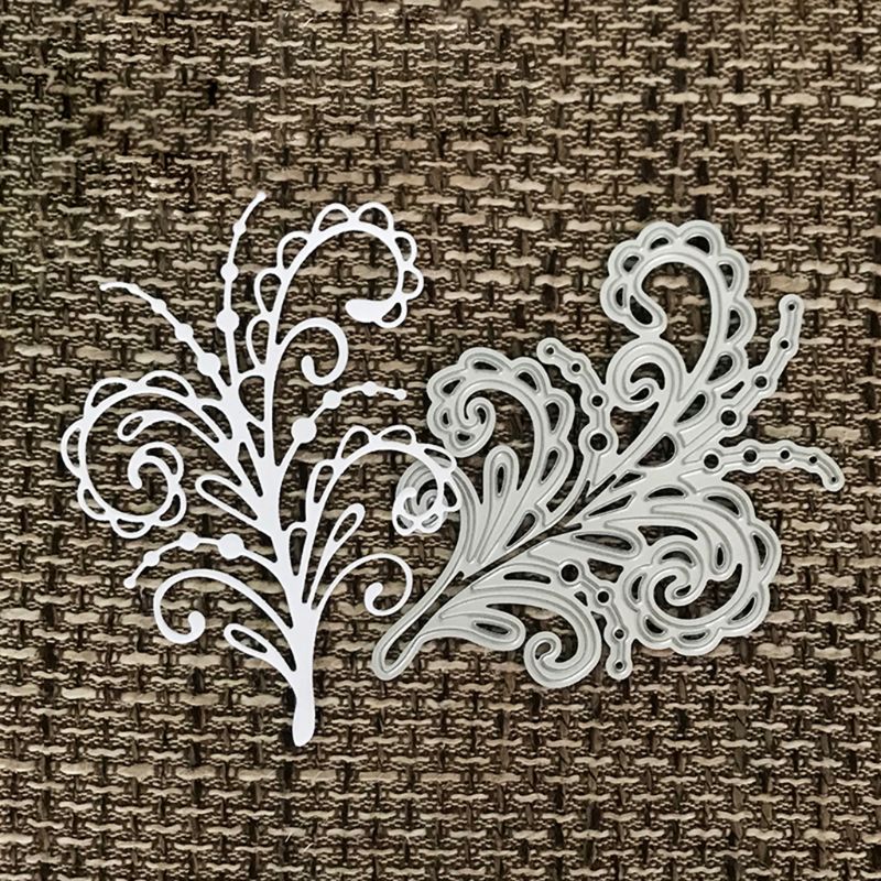 Koolstofstalen cartoon wijntak snijmal reliëfsjabloon mal diy papierkunst knutselen plakboek bladwijzer kaart decoratie