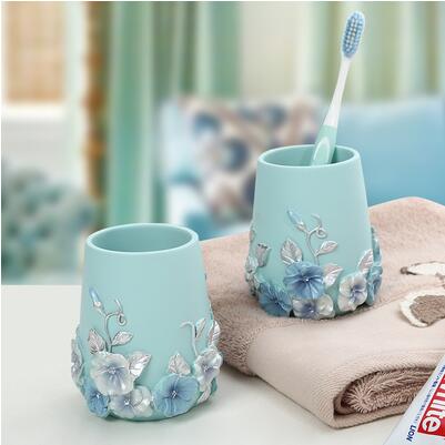 Schlecht fünf-stück badezimmer körperpflege waschen anzug waschen tasse drei-farbe hochzeit verheiratet hochzeit einzugsgeschenk lw413925: D
