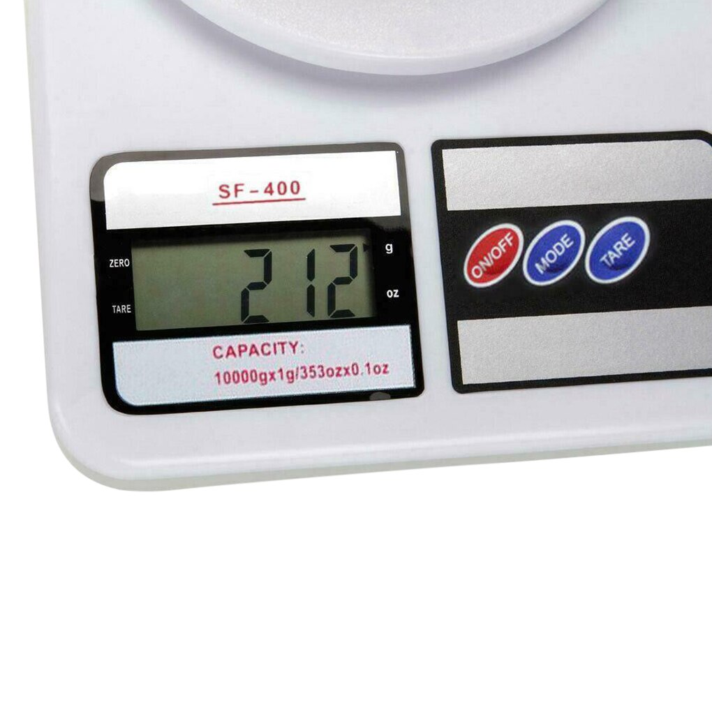 SF400 Electronic Food Scale Digital Weight Balance Home LCD Kitchen Measuring Tool