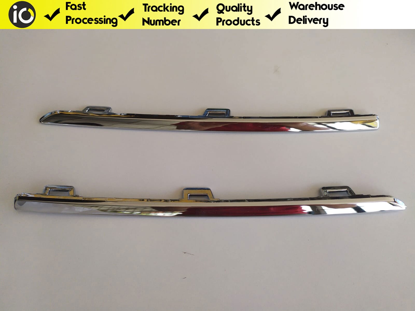 Front Grille Nickel Plate For Symbol - Model 2 Piece Set Oem 620729869R Fast Shipment From Warehouse