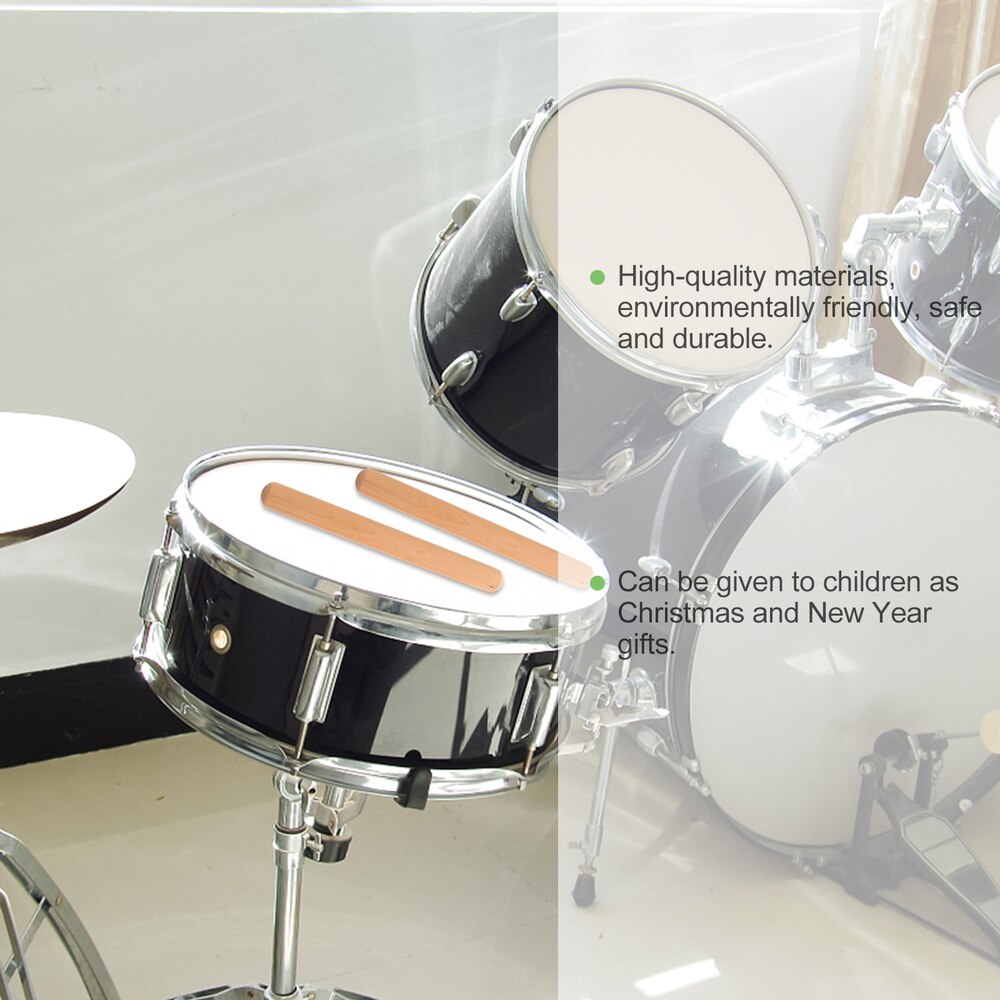 2 Pairs Hout Clave Beginner Percussie Instrument Ritme Stok Met Draagtas