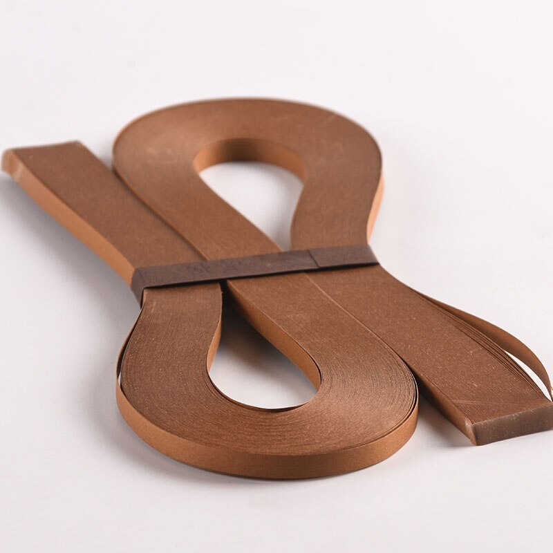 Bandes de papier 120 Quilling, simple, blanc, marron, 21 pouces de Long, 5mm de large, Origami, papier artisanal fait à la main, bricolage: Dark Brown