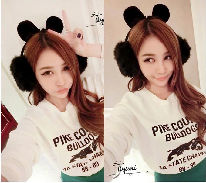 Orejeras térmicas para mujer, paquete de orejas de invierno, con lazo