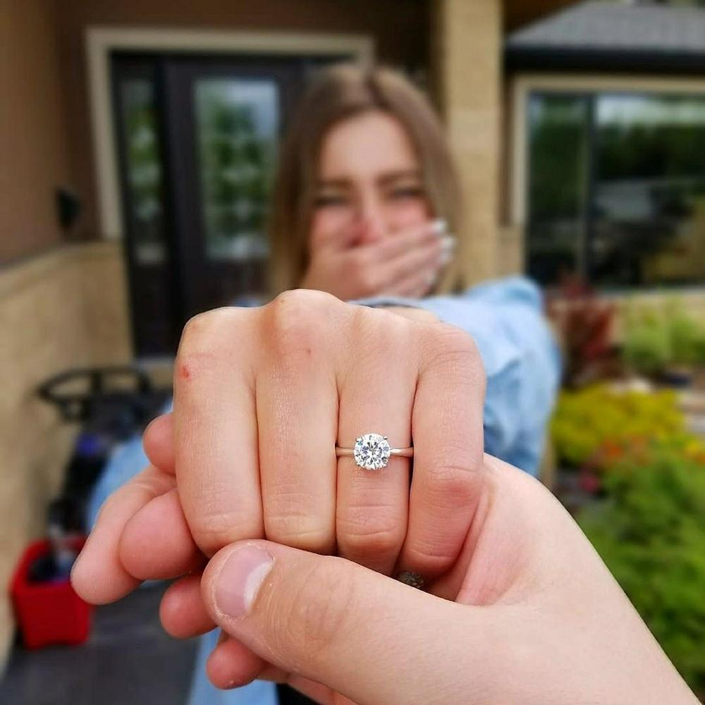 arrivals 925 sterling silver jewelry sterling silver engagement and wedding band set couple rings R5501