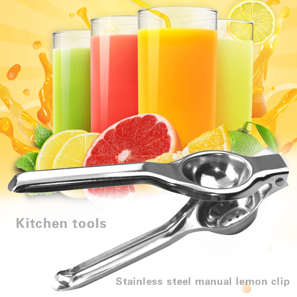 VKTECH Portable Fruit Squeezer Stainless Steel Mini Citrus Orange Lemon Juicer Kitchen Tool Mini Fruit Juicing Machine Gadgets