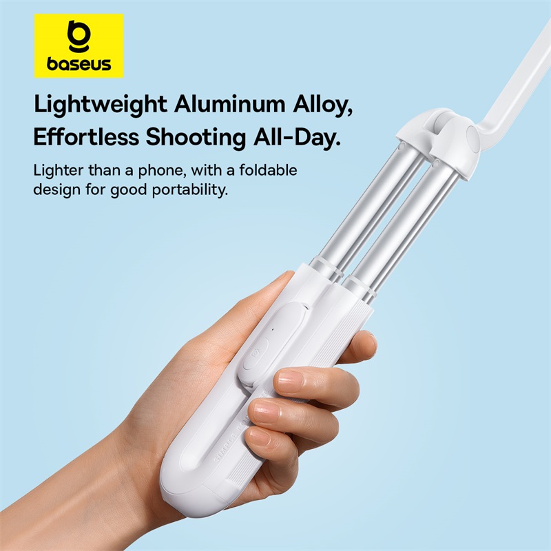 Baseus Magnetische Telefoon Selfie Stick voor iPhone 16 15 Pro Draadloze Bluetooth Gimbal Stabilizer Houder voor Live Vlog Schieten Stand