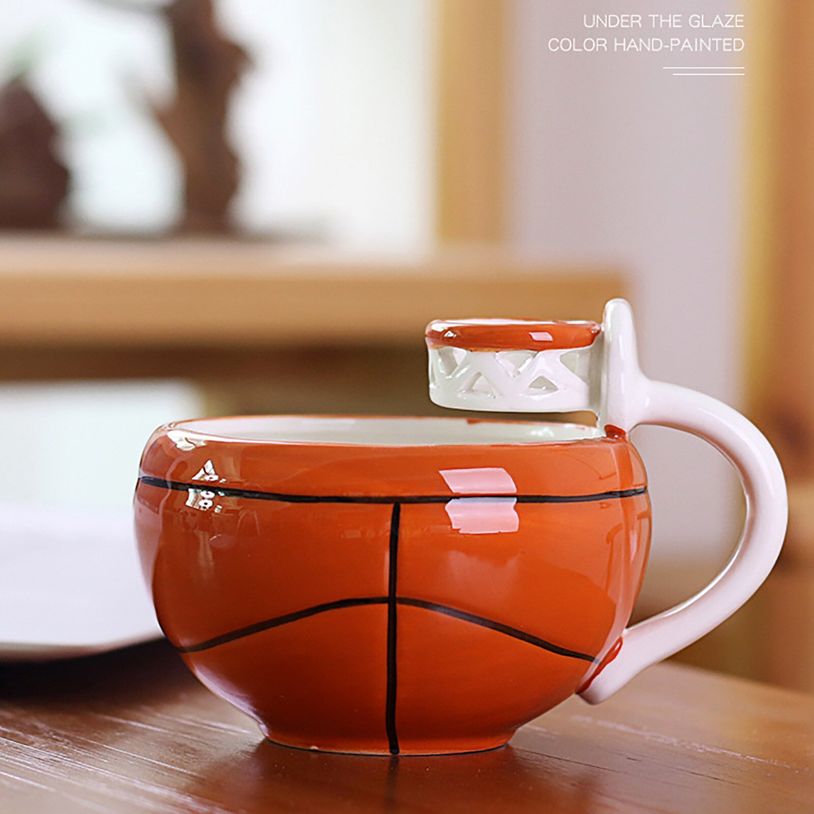 Tazas de cerámica para baloncesto, balón de fútbol, té, taza tazón de dibujo animado, café, para el desayuno, accesorios de herramientas de cocina, n. ° 40