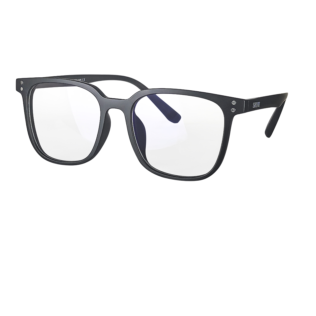 SHINU Red Lens Glasses Better Sleep Orange Lens Blue Light Blocking for Computer or Long Time Gaming Tr90 Frame Y2k Glasses: Beige