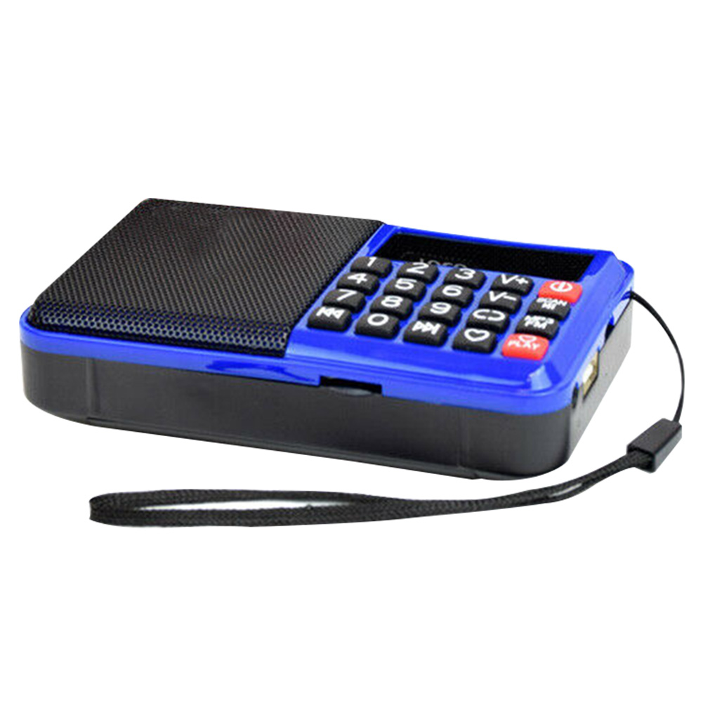 Multifunctional With Speaker Portable MP3 Player TF Card Boombox FM Radio Digital Wireless Button Home Music Elder